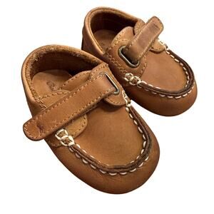 Ralph Lauren Leather Loafers Baby Boy's Size 2 Brown